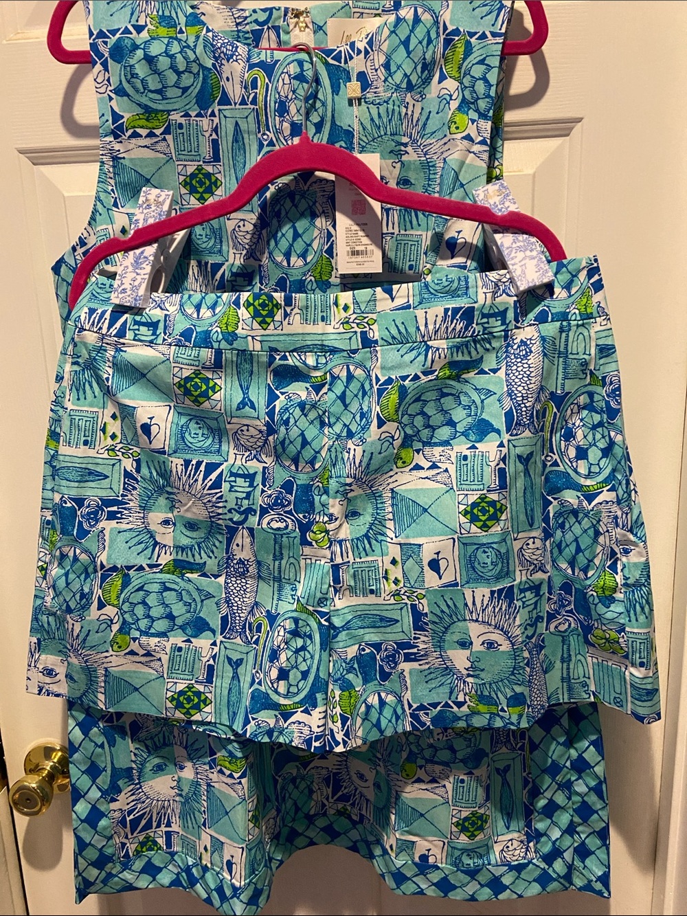 Lilly Pulitzer Aisling  Shift Romper NWT - Size 16- Mint Condition Harlillyquin - Picture 3 of 9
